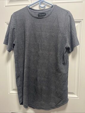 PacSun Men's Charcoal Textured Crew Neck Tee